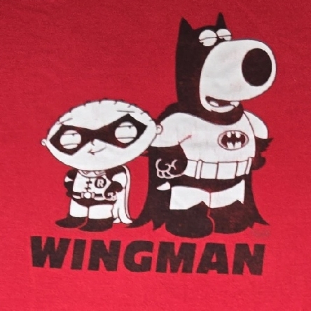 Wingman Red Graphic Tee
